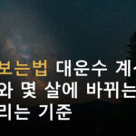 대운보는법