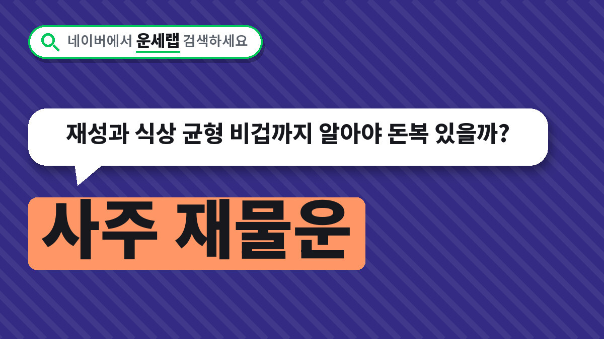 사주 재물운