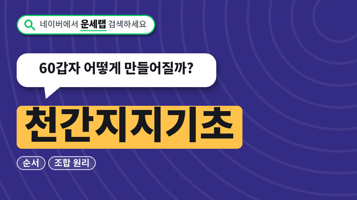 천간지지기초