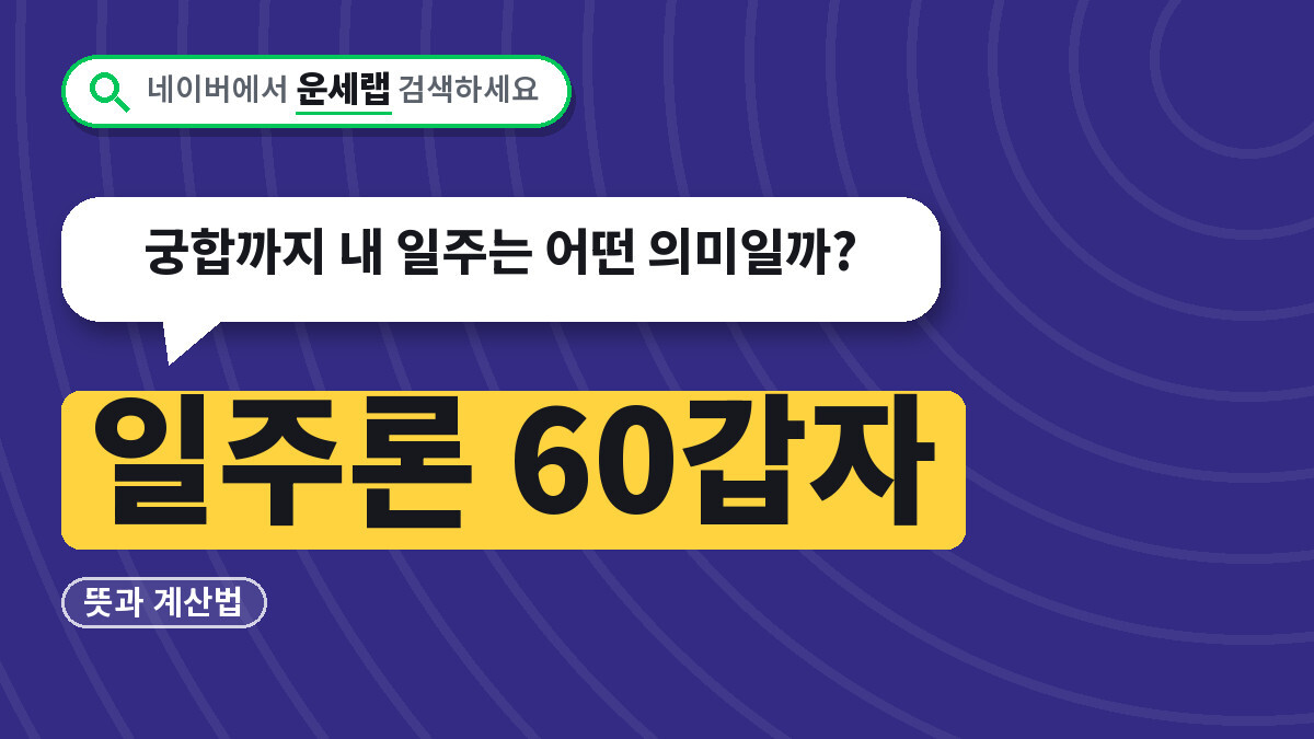 일주론 60갑자